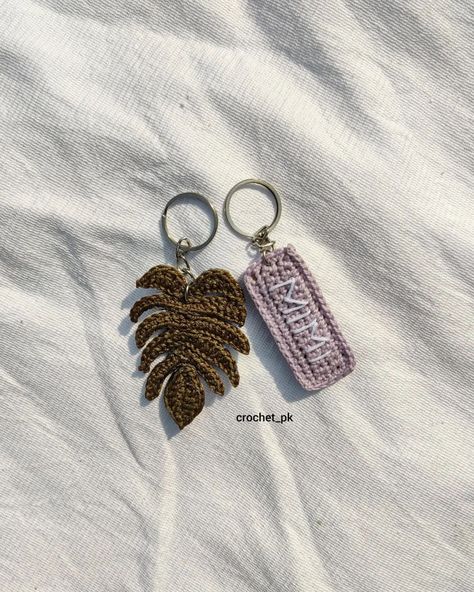 Customized Crochet Keychains ✨ Get your customized name keychains from us 💗 . . . Inbox us to place your orders <3 . . #crochet # keychains #crochetkeychain #handmade #crochetersofinstagram #crochetaddict #crochetlove #crocheting #knitting #yarn #instacrochet #handmadewithlove #crochetinspiration #diy #crochetlover #yarnaddict #knittersofinstagram #love #crocheted Crochet Keychain For Boyfriend, Crochet Name Keychain, Mini Keychain Crochet, Name Keychains, Crochet Keychains, Keychain Pattern, Crochet Keychain Pattern, Mens Keychains, Crochet Lovers