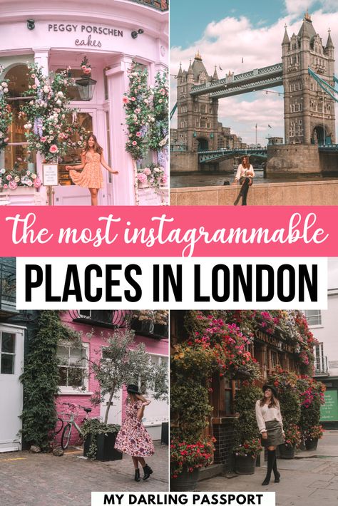 Here are the best Instagram spots in London and tips to capture the perfect shot. London is a beautiful city. It’s full of history, art, delicious restaurants and also great Instagram spots! There’s no shortage of photo inspiration in London, but it’s a huge city and it can be overwhelming trying to hit the top Instagram spots in one trip. This guide to the top Instagram spots in London will help you with that! London photo spots | Pretty places in London | where to take photos in London | Places In London, Instagram Guide, United Kingdom Travel, London Places, History Art, Things To Do In London, Instagrammable Places, Europe Travel Guide, London Photos