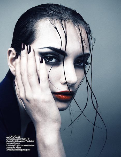 Desiree Mattsson Gothic Beauty, Winged Eyeliner, Of Model, Beautiful Makeup, Makeup Trends, Makeup Collection, Makeup Art, Beauty Make Up, Red Lips