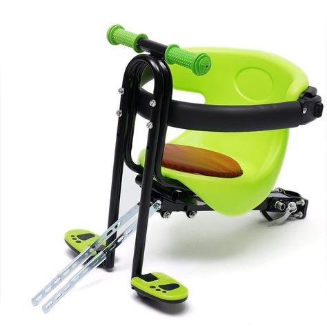 TFCFL Front Child Bike Seat Baby Chair with Nonslip Handrails, Upthehill Full Fence Front Mount Baby Carrier Seat Bike Carrier Bicycle Seat for Kids Child Children Infant Toddler Max 30kg Toddler Exercise, Kids Saddle, Kids Stationary, Bike Equipment, Child Bike Seat, Baby Chair, Bicycle Seats, Baby Travel, Kids Bicycle