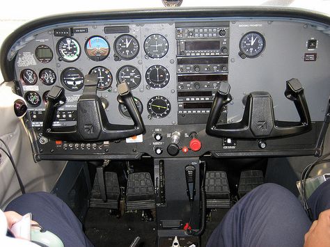 cockpit of 172 Cessna | Recent Photos The Commons Getty Collection Galleries World Map App ... Cessna 172 Cockpit, Cessna 172 Skyhawk, Plane Pictures, Ultralight Aircraft, Airplane Interior, Flight Simulator Cockpit, Cessna Aircraft, Angel Flight, Big Birds