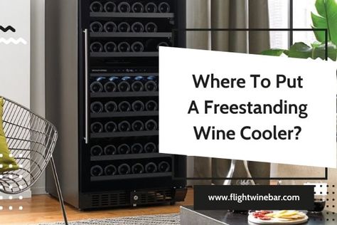 Where To Put A Freestanding Wine Cooler? Where to put a freestanding wine cooler? Freestanding wine coolers are a popular choice for wine lovers because they offer flexibility in where you can put them. But with so many options on the market, it can be hard to know which one is right for you. In this blog post, we'll outline some of the best places to put your freestanding wine cooler and provide some tips on how to choose the right one. If you're in the market for a freestanding wine cooler... Wine Cooler In Dining Room, Wine Cooler In Living Room, Diy Wine Cooler Cabinet, Free Standing Wine Fridge, Wine Fridge Ideas, Drafty Windows, Fridge Cooler, Cool Garages, Dark Curtains