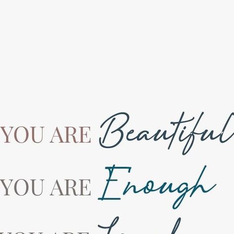 Memorial & Ashes Jewellery on Instagram: "🌟 YOU NEED TO HEAR THIS 🌟

Don't let anyone tell you otherwise; you are beautiful, you are strong, and you are enough.  Never doubt your worth, you are everything you are meant to be.

https://www.inscripture.com/

#mentalhealthmatters #progressnotperfection #selfcarejourney #positivechanges #brighterdays #mentalwellness #celebrateyourwins #healingjourney #smallstepsbigchanges #youarestrong #keepgoing #mentalhealthawareness #selflove #mindfulness #wellnessjourney #innerpeace #growthmindset #emotionalwellbeing #mentalhealthsupport #findyourhappy #betteryourself #selfimprovement #grief #griefjourney #griefsupport #griefandloss #griefawareness #griefquotes #affirmations #dailyaffirmation" Progress Not Perfection, Emotional Wellbeing, Mental Health Support, Power Of Positivity, You Are Enough, You Are Strong, Mental Health Matters, Healing Journey, Positive Change