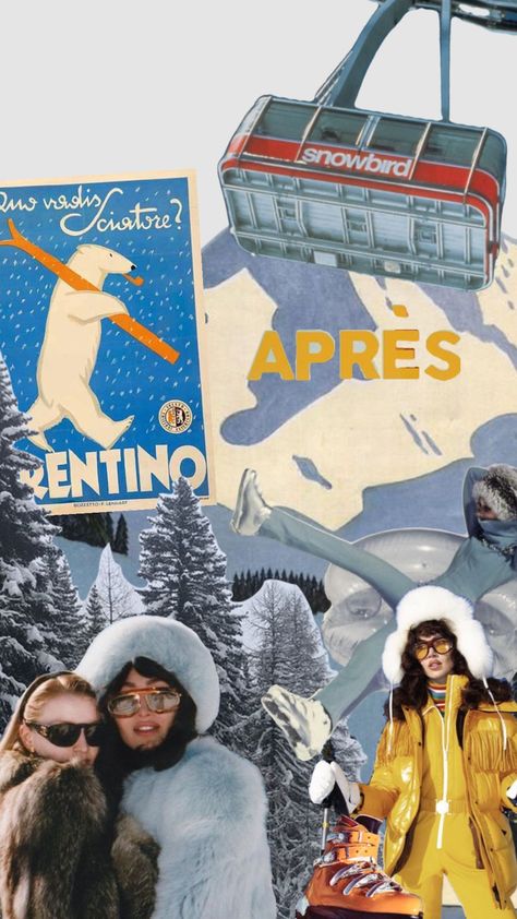 Aspen Aesthetic Winter, Vintage Skiing Aesthetic, Aspen Winter, Skiing Vintage, French Chalet, Ski Christmas, Winter Rave, Apres Ski Outfits, Skiing Aesthetic