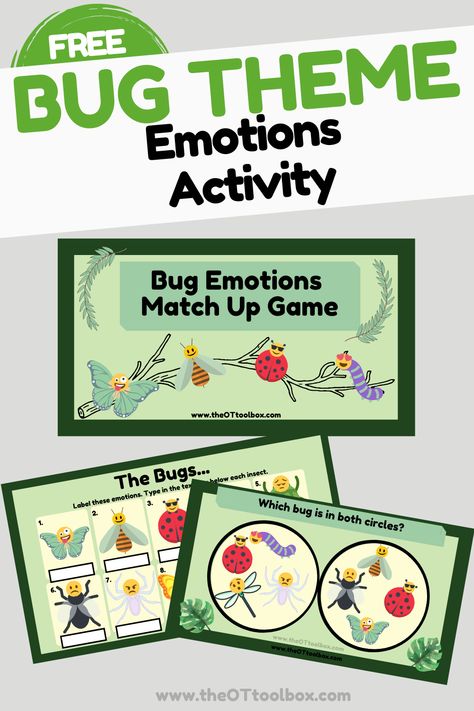 Occupational Therapy Interventions, Prek Science, Teach Feelings, Emotions Game, Teaching Feeling, Teaching Emotions, Occupational Therapy Kids, Free Teacher Resources, Emotions Activities