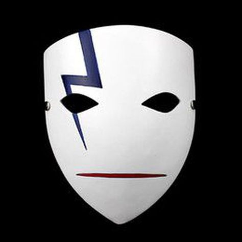 Anime Mask, Darker Than Black, Anime Cosplay Ideas, Black Cosplay, Cosplay Mask, Japanese Mask, Anime Smile, Halloween Prop, Costume Masks