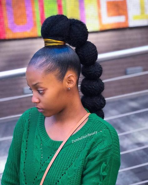 Elegant Ponytail Hairstyles High Pony, Pondo Hairstyle With Gel, Saved Hairstyles, Braid Out Natural Hair, Afrocentric Hairstyles, Cute Ponytail Hairstyles, Hairstyles For Ladies, Natural Hair Bun Styles, Weave Ponytail Hairstyles