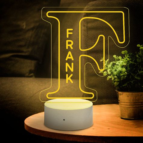 🌟Say goodbye to boring night lights and hello to personalized perfection with our A-Z 26 Letters LED Lamp! 🎉 Let your child's name shine bright for only $38.00! 💡👶 #CustomNightLight #PersonalizedGifts #KidsRoomDecor #LEDLamp #NameLight #NurseryDecor #BabyShowerGift #UniqueGiftIdeas #KidsGifts #TrendingNow Shop Now https://tjtoddles.com/products/a-z-26-letters-led-lamp-custom-baby-name-night-light-gift-for-child Acrylic Led Lamp, Light Letter, Alphabet Birthday, Custom Name Sign, Acrylic Led, Light Letters, Reference Letter, Falling Asleep, Bathroom Collections