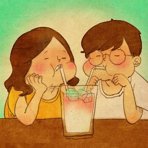 Puuung Wallpaper, Puuung Love Is, Love Cartoon Couple, Cute Couple Comics, Cute Couple Drawings, Couple Illustration, Cute Couple Cartoon, Cute Love Stories, Cute Love Cartoons