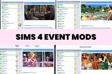 Ultimate Guide to the 30+ Best Sims 4 Event Mods Ts4 Events Mod, More Events Sims 4, Sims 4 Events Cc, Sims 4 Party Event, Sims 4 Memorable Events Mod, Sims4 Events, Sims 4 Trader Joes, Sims 4 Event Center, Sims 4 Custom Events