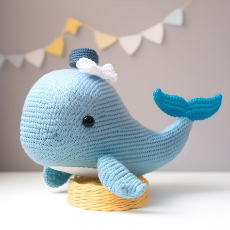 Whales Crochet, Baby Whale Crochet Pattern Free, Beluga Whale Crochet Pattern, Crochet Mini Whale, Blue Whale Crochet, Crochet Baby Gifts, Crochet Baby, Baby Gifts, Amigurumi