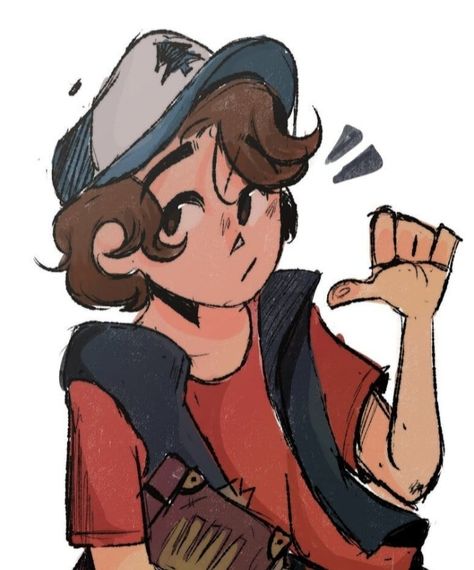 Gravity Falls Dipper, Desenhos Gravity Falls, Gravity Falls Fan Art, Dipper And Mabel, Dipper Pines, Gravity Falls Art, Good Cartoons, Cartoon Crossovers, Fall Pictures