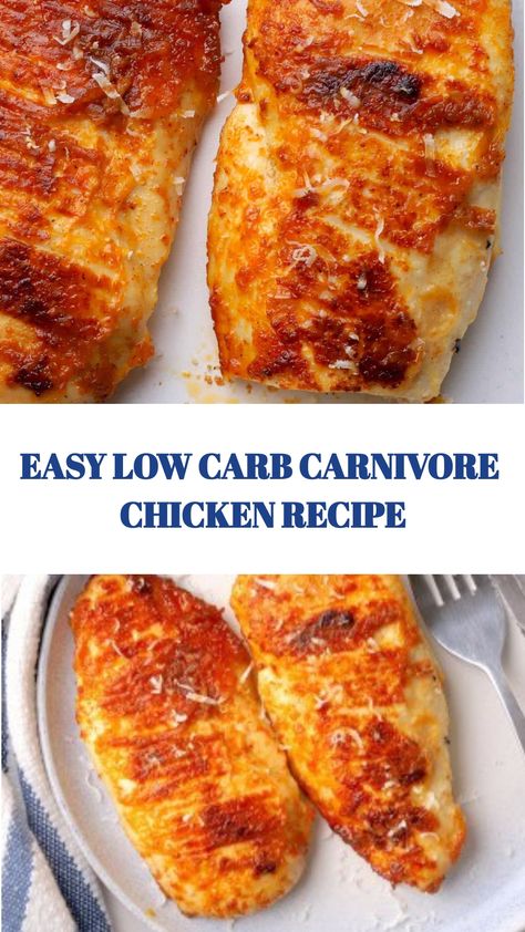 Easy Low Carb Carnivore Chicken Recipe! With just 8 ingredients, you can whip up a delicious low carb meal that's perfect for busy nights. Carnivore Chicken Recipes, Tender Recipes, Ketone Recipes, Healthy Low Fat Recipes, Carnivore Recipes, Recipe Using Chicken, Easy Main Dishes, Chicken Tender, Low Carb Chicken Recipes