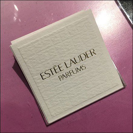 Estee Lauder Pleasures Perfume Tester Card Pleasures Perfume, Vendor Table Display, Perfume Tester, Estee Lauder Pleasures, Arcana Game, Vendor Table, Fragrance Tester, Perfume Testers, Retail Fixtures