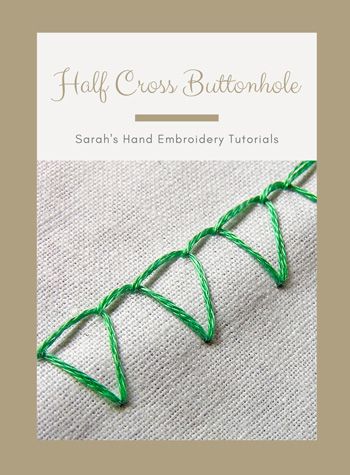 Closed Blanket Stitch – Sarah's Hand Embroidery Tutorials Crossed Blanket Stitch, Closed Blanket Stitch, Cross Blanket, Buttonhole Stitch, Embroidery Stitches Beginner, Basic Hand Embroidery Stitches, Textile Art Embroidery, Basic Embroidery Stitches, Hand Embroidery Tutorial