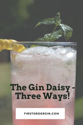 Easy Gin Drinks Recipes, Gin Daisy Cocktail, Gin Daisy, Grenadine Syrup, Brunch Summer, Drinks Reception, Purple Cocktails, Gin Cocktail Recipes, Cocktails To Try