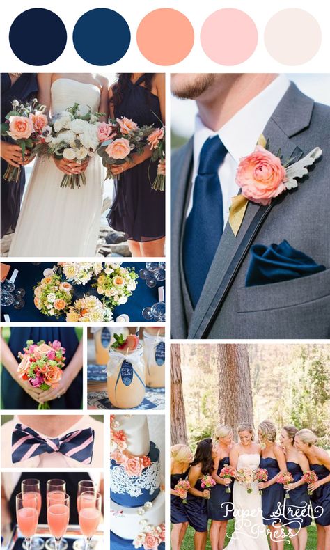 Coral Wedding Flowers, Best Wedding Colors, Winter Wedding Colors, Spring Wedding Colors, Wedding Colors Blue, Summer Wedding Colors, Wedding Palette, Wedding Winter, Wedding Theme Colors