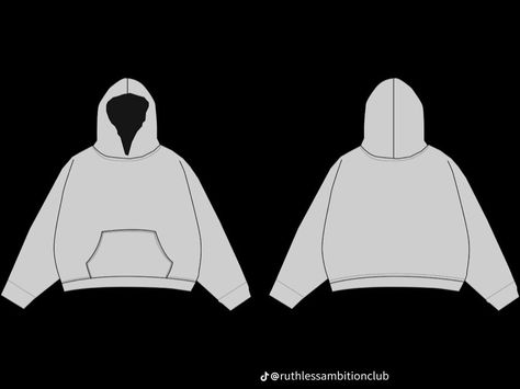 Street Wear Mockup, Hoodie Layout, Hoodie Mockup Free, Clothes Mockup, Hoodie Vector, Hoodie Template, Ropa Upcycling, Arte Do Hip Hop, Clothing Templates