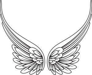 Angel Tatoos, Wings Images, Draw Angel, Angel Wings Clip Art, Wings Tattoo Design, Wings Tattoos, Wings Clipart, Alas Tattoo, Tattoo Angel