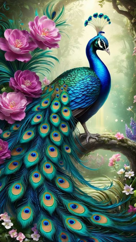 Galina Bugaenko - Playground Peacock Crafts Decor, Unique Animals Beautiful, Peacock Images Beautiful, Peacocks Bird, Peacock Poster, Peacock Photography, Peacock Vector, Galina Bugaenko, Peacock Images