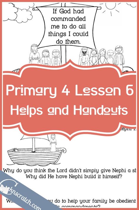 Love these LDS handouts and lesson helps for Primary 4 Lesson 6: Heavenly Father Commands Nephi to Build a Ship Alma The Younger Lesson, Alma The Younger Lds, Sunbeam Lessons, Lds Handouts, Lds Primary Lessons, Lds Lessons, Church Inspiration, Primary Ideas, Primary Lessons