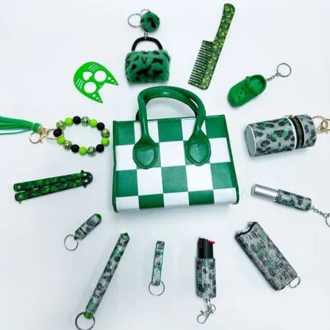 🔒 Protect yourself in style with our Green Leopard Safety Keychain Set! 🐆 🌱 Introducing our latest self-defense product designed specifically for women: a sleek and stylish green leopard safety keychain set with essential self-defense tools. 🌱With this set, you can stay safe and look great at the same time. 🌱 Our set includes a variety of tools such as pepper spray, a safety alarm, and a discreet design that fits perfectly with any bag or set of keys. The pepper spray shoots up to 10 feet... Diy Safety, Red Keychain, Safety Keychain, Safety Alarm, Safety Tools, Defense Keychain, Keychains For Women, Keychain Designs, Iron Candle Holders