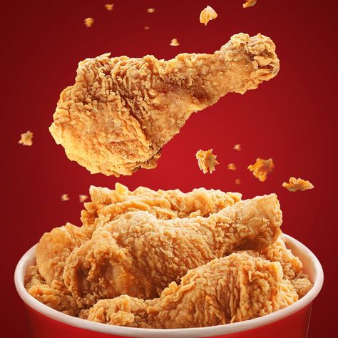 Popeyes Food, Crunchy Fried Chicken, Food Captions, Fast Food Items, Bistro Food, Food Photoshoot, Food Png, Crispy Fried Chicken, Burger Restaurant