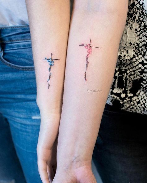 Angel Wings Tattoo Design, Wings Tattoo Design, Small Cross Tattoos, Tattoo Tiny, Quote Bracelet, Tattoo Quote, Cross Tattoos For Women, Cross Tattoos, Symbol Tattoo