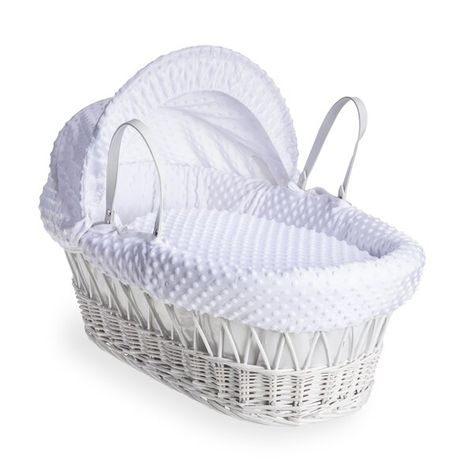 Moses Basket Bedding, Moses Basket Stand, Bedside Crib, Baby Moses, Pink Basket, Baby Moses Basket, Minimalist Nursery, White Baskets, Moses Basket