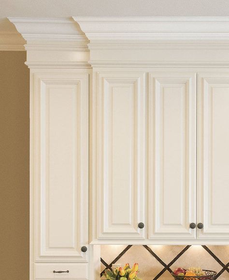 Crown Molding for Kitchen Cabinets ... Molding For Kitchen Cabinets, Crown Moulding Kitchen Cabinets, Kitchen Cabinets Trim, Kitchen Cabinet Molding, Crown Molding Kitchen, Kitchen Cabinet Crown Molding, Kitchen Cabinets To Ceiling, Cabinets With Crown Molding, Kitchen Soffit