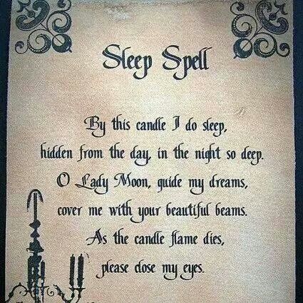 Sleep spell Hocus Pocus Quotes, Dream Spell, Sleep Spell, Wicca Recipes, Halloween Spell Book, Candle Magic Spells, Witchcraft Spells For Beginners, Spells For Beginners, Witch Quotes