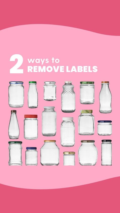 Tired of scrubbing labels off jars or dealing with the sticky residue? Here’s 2 easy ways to remove labels with ingredients you already have in your home! ✨#cleaninghack #lifehack #reused #masonjars #sustainableliving #zerowasteliving #ecocleaning | Zero Waste Cartel | Zero Waste Cartel · Original audio How To Get Sticky Labels Off Jars, How To Remove Labels From Jars, How To Remove Labels From Glass Jars, How To Remove Sticky Labels From Jars, Remove Sticky Labels From Plastic Bottle, Remove Skin Tags Naturally, Eco Cleaning, Random Knowledge, Diy Mixes