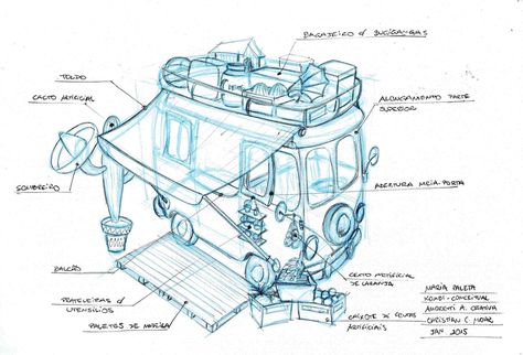 Food Truck Concept Art  Check more at https://kensingtonprospect.com/food-truck-concept-art/1146/ Food Truck Drawing, Truck Concept Art, Food Truck Concept, Chinese Shrine, Truck Concept, Food Vans, Section Drawing, Props Concept, Food Truck Design