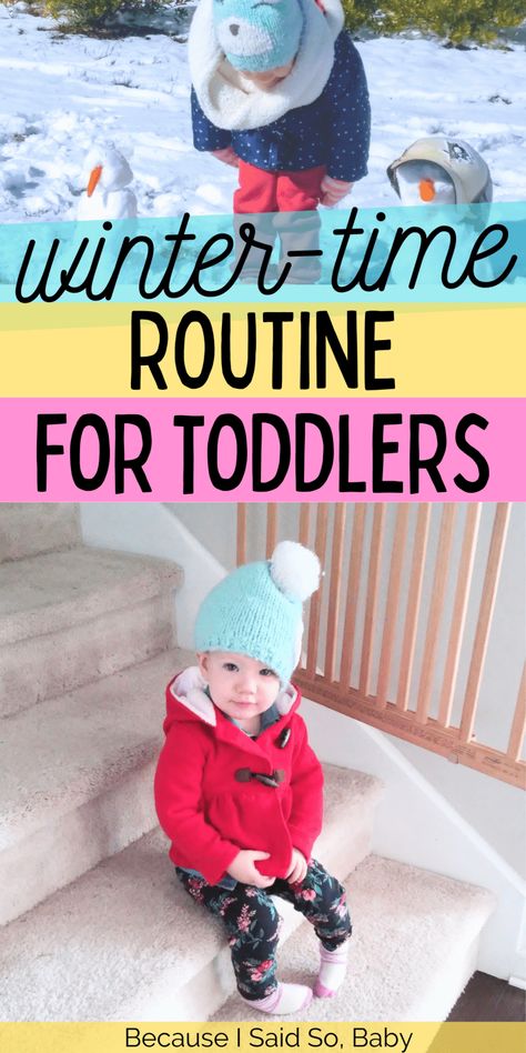 Daily Routine for a Toddler in the Winter Sahm Winter Activities, Toddler Winter Activities Indoor, Indoor Winter Activities For Toddlers, Winter Schedule, Places To Take Toddlers, Sharing Activities, Toddler Routine Chart, Activities To Do With Toddlers, Toddler Bedtime Routine