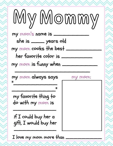 Crafts For Kids Construction Paper, All About Mom Printable, About Mom Printable, Mothers Day Crafts Preschool, Mother's Day Crafts For Kids, Kids Construction, Mothers Day Coloring Pages, Mother's Day Printables, Mother's Day Projects