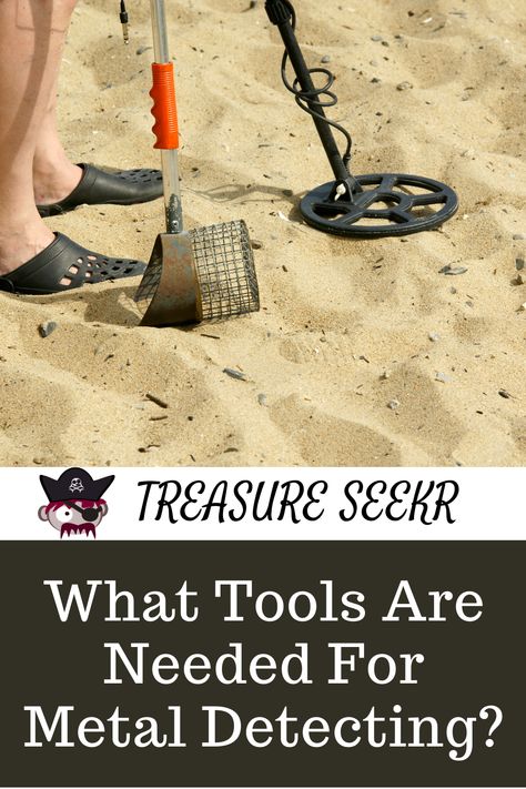 There are 9 metal detecting tools you will need for a successful treasure hunt. Find out what they are in this article from Treasure Seekr! #treasurehunting #metaldetecting #metaldetectortools #metaldetector Metal Detecting Locations, Metal Detecting Tools, Metal Detecting Tips, Gmail Hacks, Metal Detecting Finds, Free Energy Projects, Gold Panning, Panning For Gold, Gold Detector