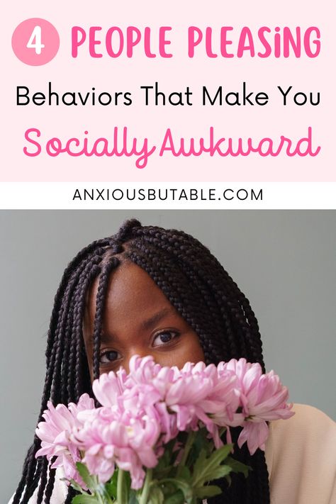 If you think you're socially awkward, you may be doing these 4 people pleasing behaviors 🤔🫣 How To Stop Being Socially Awkward, How To Stop Being Awkward, How To Be Less Socially Awkward, Being Socially Awkward, People Pleasing, Socially Awkward, 4 People, Some People, You Think