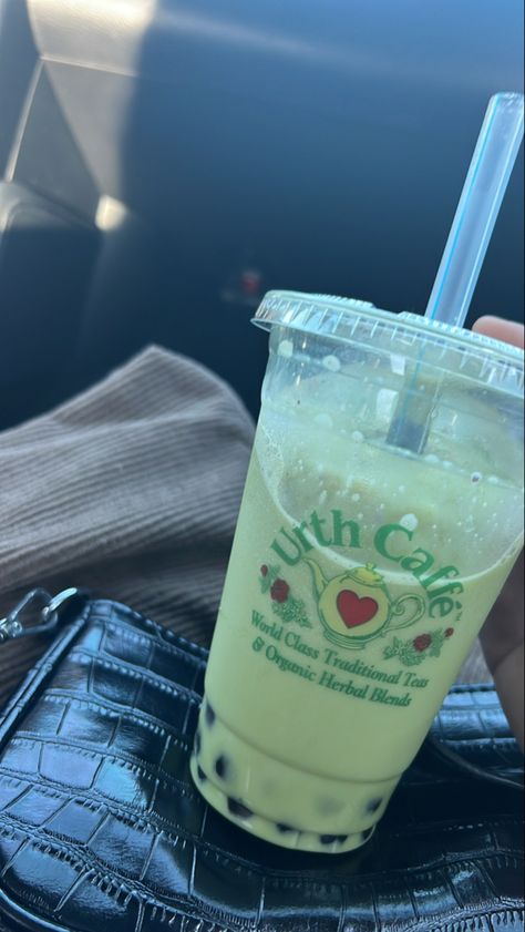 Urth cafe is good but overpriced 💕 #matcha #refreshing Urth Caffe, Matcha Drink, Summer 2024, Matcha, Cafe, Good Things, Drinks, Cars, Quick Saves