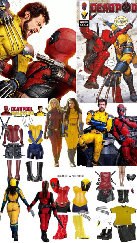 Deadpool And Wolverine Costume, Deadpool Halloween Costume, Deadpool Halloween, Incredibles Costume, Wolverine Costume, Wolverine Deadpool, Deadpool Costume, Deadpool And Wolverine, Deadpool Wolverine