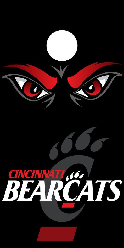 Cincinnati Bearcats Cincinnati Bearcats Logo, Bearcats Logo, Cincinnati Bearcats Football, Frat Coolers, Cricut Shirts, Board Designs, Wreath Frame, College Stuff, Cornhole Board