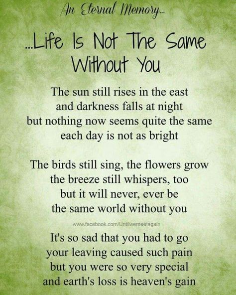 Life’s not the same without you ….💚💚 Love Paula 💚 Paula Obrien | Psychic Medium For all ticket enquiries visit Paulaobrien.net I Miss My Mom, Miss Mom, Miss My Dad, Miss My Mom, Sympathy Quotes, Miss You Dad, Miss You Mom, Heaven Quotes, After Life