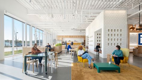 A Workplace Designed for Trust and Empowerment Team Space, Inclusive Design, Workplace Design, Contract Furniture, Office Spaces, Composite Wood, Green Building, Sustainable Design, Design Solutions