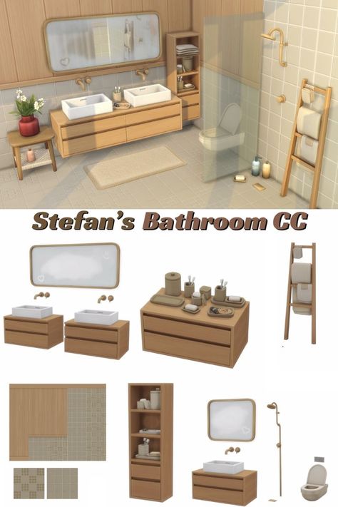 Sims 4 Cc Furniture Sets Bathroom, Maxis Match Sims 4 Cc Bathroom, Sims 4 Cc Furniture Bathroom Set, Sims 4 Furniture Bathroom, Ts4 Shower Cc, Sims4 Shower Cc, Cc Bathroom Sims 4, Sims 4 Bathroom Sink, Sims 4 Cc Bathroom Furniture