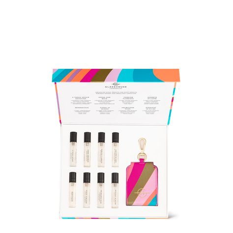 Shop GLASSHOUSE FRAGRANCE LIBRARY GIFT SET | TheMarket NZ Butterscotch Caramel, Parfum Collection, Fragrance Library, Holiday Fragrance, Coffee Flower, Fragrance Set, Signature Scent, New Fragrances, Favorite Scents