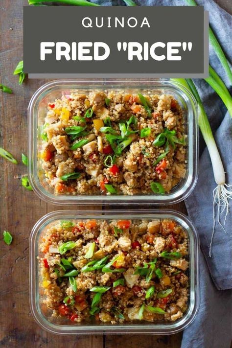 Quinoa Stir Fry, Grains Recipes, Fried Quinoa, Quinoa Fried Rice, Recipe Quinoa, Paleo Dinners, Peruvian Style, Healthy Stir Fry, Diet Dinner