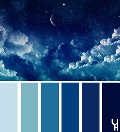 Artemis Artemis Color Palette, Night Sky Color Palette, Navy Colour Palette, Navy Blue Color Palette, Bathroom Navy, Blue Color Pallet, Bedroom Ideas For Couples, Color Schemes Colour Palettes, Bedroom Color