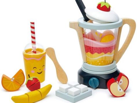 SPGFAN Gift Guides: A Steaming Hot Cup of Imagination! – SPG Family Adventure Network Fruit Blender, Mini Chef, Baby Wishlist, Wooden Playset, Wooden Knife, Toy Tools, Smoothie Makers, Smoothie Cup, Smoothie Blender