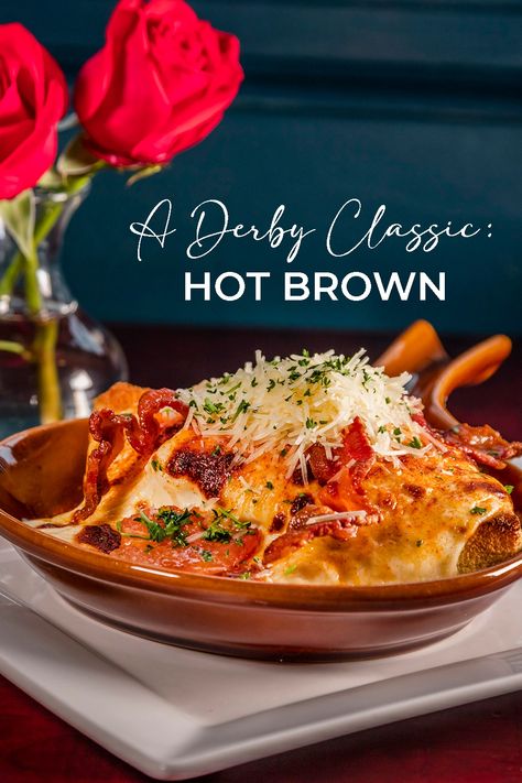 Miss Brown Food Network Recipes, Hot Brown Recipe Kentucky, Hot Brown Recipe, Hot Browns, Derby Food, Kentucky Derby Food, Kardea Brown, Bechamel Sauce Recipe, Kentucky Hot Brown