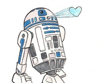 R2d2 Drawing, Star Wars Zeichnungen, Star Wars Jewelry, Star Wars Character, Star Wars Quotes, Star Wars Droids, Star Wars R2d2, Hemma Diy, Star Wars Drawings