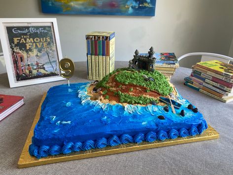 Famous Five Books, Fifth Birthday Cake, The Famous Five, Enid Blyton, 5th Birthday, Birthday Cake, Cake, Birthday